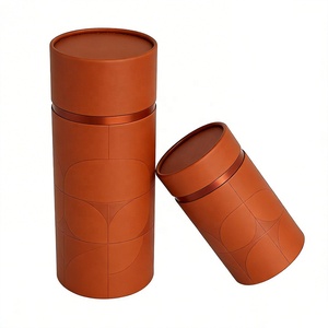 Boîte cadeau en papier personnalisée avec logo sur mesure, style rond décoratif, estampage à chaud, design personnalisé pour entreprise en ligne - Product Image 6