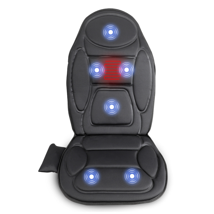 Home Office Car Electric 12V Car Office Chair Seat Heated Vibrating Massage Cushion