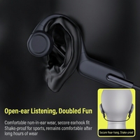 Écouteurs sportifs à conduction osseuse X6PRO personnalisés à oreille libre, étanches IPX8 pour la natation, écouteurs sans fil BT6.0