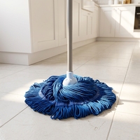 Système de balai à poussière professionnel en microfibre à boucles torsadées