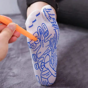 Remède de soulagement Réflexologie des pieds Bonneterie avec point d'<span class=keywords><strong>acupuncture</strong></span> bas Bâton de massage Confort et rouleau de bien-être - Product Image 5