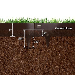 Garten Rasen Broder Box Blumenbeet Trog Landschaft Kante für Garten - Product Image 3