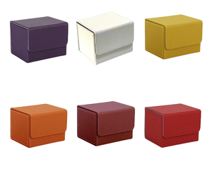 MIO Luxus benutzer definierte Spielkarte Deck Box Sammelkarten speicher Spielbrett PU Box für Kinder für <span class=keywords><strong>Tarot</strong></span> für Poke Mons TCG Yugi - Product Image 1