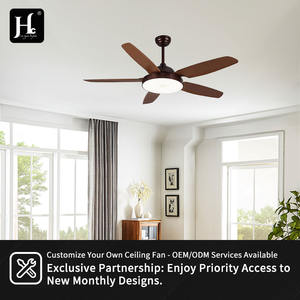 Ventilador de Techo Moderno de 52 Pulgadas con Luz LED, 5 Aspas y Motor de CC para Sala de Estar, Dormitorio u Oficina en Casa - Product Image 6