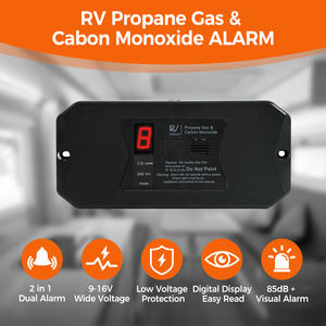 Detector de Monóxido de Carbono y Propano Dual para RV, Alarma de CO para Autocaravanas, Remolques, Camiones y Campers (R502 Negro) - Product Image 2