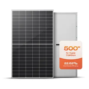 메이트 태양 광 발전 태양 전지 패널 480W 490W 500W 탑콘 태양 전지 패널 풀