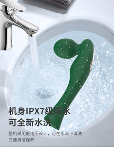 Bestseller Wasserdichter Silikon-Sexspielzeug Handlicher Masturbator Massage-Vibrator für Frauen mit 10 Geschwindigkeiten & Frequenzen - Product Image 5