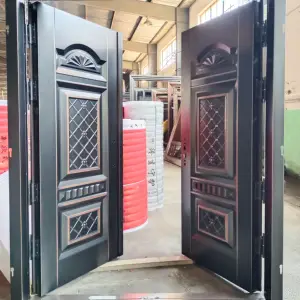 Производитель дверей стальная конструкция входных деревянных входных дверей для дома