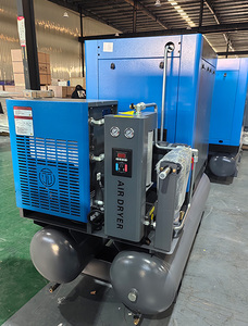 Compresor <span class=keywords><strong>de</strong></span> Aire <span class=keywords><strong>de</strong></span> Tornillo Integrado <span class=keywords><strong>de</strong></span> 37KW 50HP 16 Bar con Enfriamiento por Aire 380V y Secador por Adsorción para Corte Láser - ¡Venta Caliente! - Product Image 2