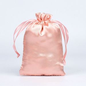 Bolsas de Satén de Seda Reutilizables de 10x15cm con Cordón y Logotipo Personalizado para Bodas, Joyería, Empaque y Recuerdos Promocionales - Product Image 3