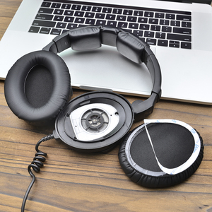Almohadillas de repuesto Defean adecuadas para <span class=keywords><strong>Sennheiser</strong></span> HD 300 <span class=keywords><strong>PRO</strong></span>, almohadillas de cuero de proteína suave para auriculares - Product Image 4