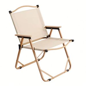 Chaise de camping pliable en acier léger personnalisée pour adultes, idéale pour le glamping et les pique-niques en plein air - Product Image 1