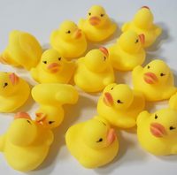 Mini canard de bain jaune, jouet aquatique qui sonne, en caoutchouc, pour bébé de 0 à 24 mois, 5 pièces