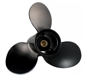 Nouvelle Hélice QIYI 15 <span class=keywords><strong>CV</strong></span> pour <span class=keywords><strong>Moteur</strong></span> Hors-Bord <span class=keywords><strong>Mercury</strong></span> 48-828154A12, 3 Pales en Aluminium Blanc, 2/4 Temps, 9X8 - Product Image 3