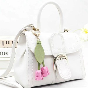 Accesorios de Moda Coreanos con Diseño de Tulipán y Mariposa, Adornos de Cuero de Lujo para Ropa, Cabello y Bolsos - Product Image 3