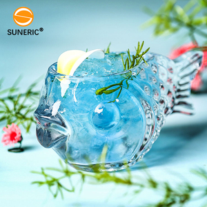 Venta al por mayor personalizado Hawaii creativo único Hawaiano <span class=keywords><strong>Martini</strong></span> <span class=keywords><strong>Mojito</strong></span> acanalado Tiki cóctel taza de cristal tazas para Tiki copas de cóctel - Product Image 4