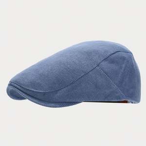 Nouveau design – Béret vintage en velours côtelé pour homme et femme – Collection automne-hiver – Vente en gros - Product Image 5