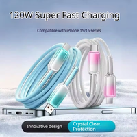 Kabel USB C ke USB C 120W PD Fast Charge 1m, Kabel Charger Tipe-C Berbahan Nilon dengan Konduktor Tembaga Murni untuk Tablet, Laptop, Smartphone