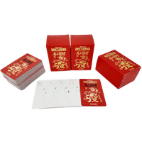 Jeu de cartes de poker familial Thriwa de taille standard pour les rassemblements, cartes de jeu de Mahjong chinois traditionnel