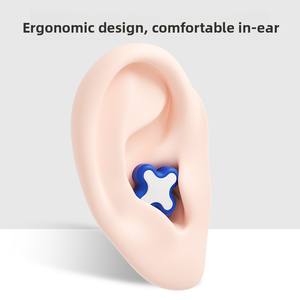 Nuevos tapones para los oídos de silicona reducción de ruido insonorizado natación impermeable dormir silencioso estudiante protección auditiva - Product Image 4