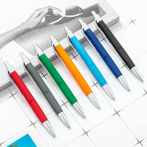 Custom Branded Plastic Rubber Coated Hotel Cheap Ballpoint <b>Pens</b> Custom Logo Body Multi-Functional for Promotional - Product Image 3