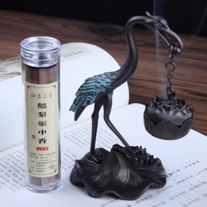 Quemador de Incienso de Aleación, Mini Estufa Colgante Hecha a Mano, Uso Religioso, Origen Dehua - Product Image 4