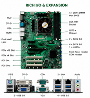 Für Axiomtek IMB502 Industrielles ATX-Motherboard Intel Q170 LGA1151 6. und 7. Generation CPU 4 DDR4 Dual Gigabit LAN