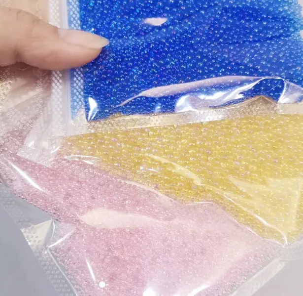 450g contas não porosas transparentes, vidro redondo contas de vidro decorações unhas diy acessórios de contas de jóias