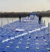 Plateforme flottante à treillis, pont flottant, ponton pour jet ski, quai flottant en plastique, pontons pour bateaux à vendre