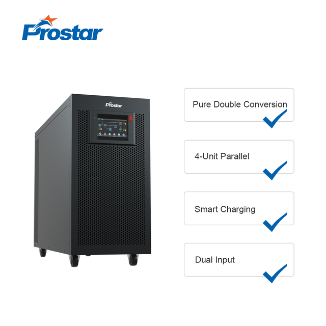 Prostar 30kVA Online UPS Three Phase Double Conversion 380V 400V Pure Sine Wave for Industrial Data Center Power Protection