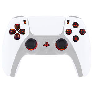 EXtremeRate LED Light up Button Kits DTF Led Kit for PS5 Controller