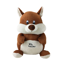 Lindo alfabeto inglés Animal juguetes de peluche suave felpa niños educación juguetes bebés Unisex personalizable hecho algodón PP EN71
