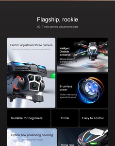 Drone pliable M2 Mini haute performance avec caméra double HD 4K FPV, longue portée, batterie de vol de 15 minutes pour opérateurs experts - Product Image 4
