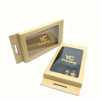 Boîte d'emballage pour téléphone portable en kraft brun à prix avantageux