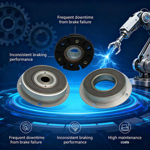 24V Elektromagnetische Federdruckbremse Effiziente und Sichere Scheibenbremse mit Hohem Drehmoment, Reibungskupplung und Elektrischer Bremse - Product Image 6