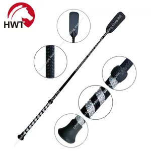Customized Shiny Riding Crop Horse Whip with Crystal Handle Riding Whip Horse Racing WhipEquestrian Equipment