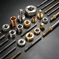 Pièces personnalisées OEM usinées CNC en aluminium, laiton, petites pièces, usinage CNC 5 axes de précision, pièces métalliques en acier inoxydable