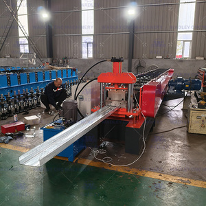Customized Warehouse Supermarket <b>Shelves</b> Upright Column <b>Racking</b> Roll Forming Machinery Upright Rack Roll Forming Machine - Product Image 4