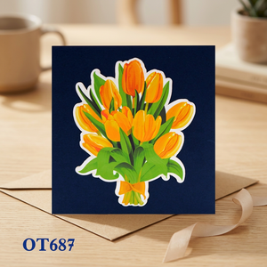 Tarjeta Pop-up 3D para el Día de la Madre, Hecha a Mano en Hanói, con Diseño Floral y Temática de Amor para Bodas, Regalos Personalizados - Product Image 4