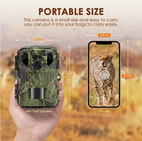 Nouvelle arrivée Mini caméra de chasse 4K WiFi IP65 étanche alimentée par batterie