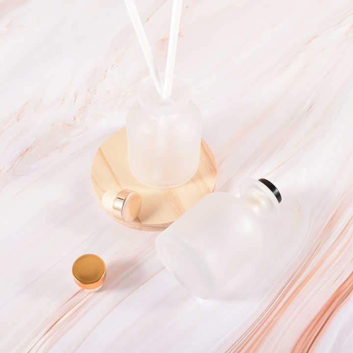 High Quality Elegant Wholesale 100ml 3.3oz Frosted Reed Diffuser Glass ...