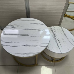 Nordic Minimal ism Custom ize Kombination Optionale Farbe Beistell tisch <span class=keywords><strong>Set</strong></span> Moderner Couch tisch mit großem Stauraum für Wohnzimmer - Product Image 2