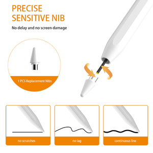Nhà Máy Sản Xuất Kỹ Thuật Số Điện Dung Hoạt Động Stylus Cảm Ứng Bút Với Mềm Pom Tip Phổ Di Động Bằng Văn Bản Vẽ Nib Thay Thế - Product Image 3