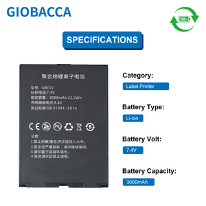 Thay thế máy in nhãn Pin gbt01 GY-LB-01 A1 cho gainscha A1 7.4V 3000mAh - Product Image 3