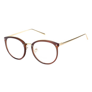Maidis Cat Eye Eyeglasses Frames Full Frame Gold Black Unisex Blue Light Protection Fashion Trend - Product Image 3
