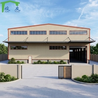 Layanan Konstruksi Gudang Logam Struktur Baja Prefab JY-STEEL untuk Pabrik Industri Berskala Besar dengan OEM/ODM