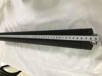 Rouleau encreur Bonedry GTO52 55 mm x 575 mm, rouleau en caoutchouc résistant à l'alcool, longueur totale 596 mm, pièces détachées pour presse offset