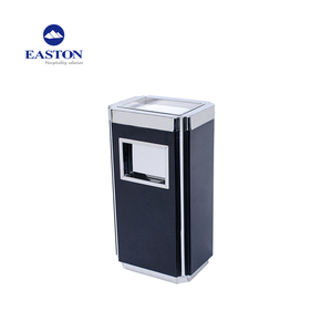 EASTON Stainless Steel Commercial <strong>Rectangle</strong> Hotel Storage Ashtray <strong>Bin</strong> Outdoor/ Hotel Lobby Standing Ashtray Trash Can - Product Image 6