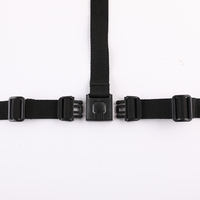 Nouveauté Harnais de sécurité à 3 points pour chaise bébé de 2 à 4 ans Sangle de sécurité Ceinture de sécurité Poussette Matériel PP Pliable