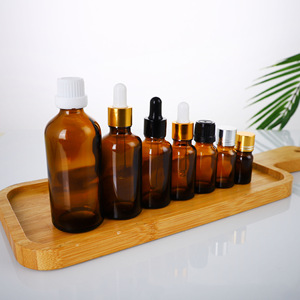 Essential Oil <b>Bottle</b> 5ml <b>10ml</b> 15ml 20ml 30ml 50ml 100ml Frosted Green Black Transparent Amber Round Glass Dropper <b>Bottle</b> - Product Image 5
